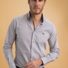 Homme Benson & Cherry Chemises Pour Homme | Chemise Popeline Stretch Little Miel