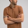 Homme Benson & Cherry Polos Pour Homme | Polo Stretch Uni Ghost Camel