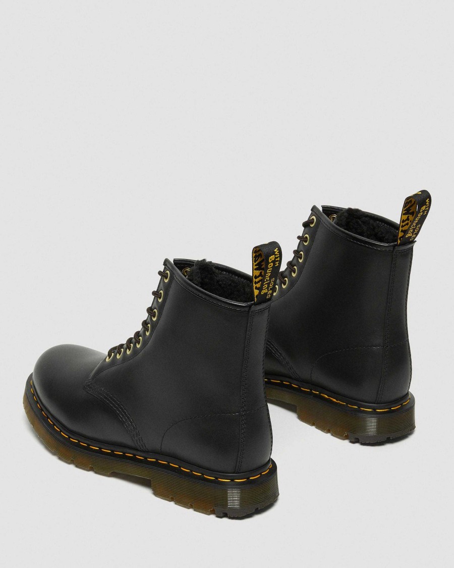 Messieurs Dr. Martens Fourmis D'Hiver | 1460 Dm Wintergrip Blizzard Wp Bottines En Cuir Noir — Blizzard Wp