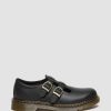 Enfants Dr. Martens Chaussures D'Ecole Pour Filles | Chaussures Mary Jane En Cuir 8065 Softy T Pour Jeunes Noir — Softy T