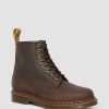 Messieurs Dr. Martens Maihars Bruns | Bottes A Lacets En Cuir 1460 Crazy Horse Marron — Crazy Horse+Pu