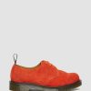 Messieurs Dr. Martens Chaussures A Lacets | 1461 Our Legacy Work Shop - Chaussures En Daim Rouge — Daim Desert Oasis