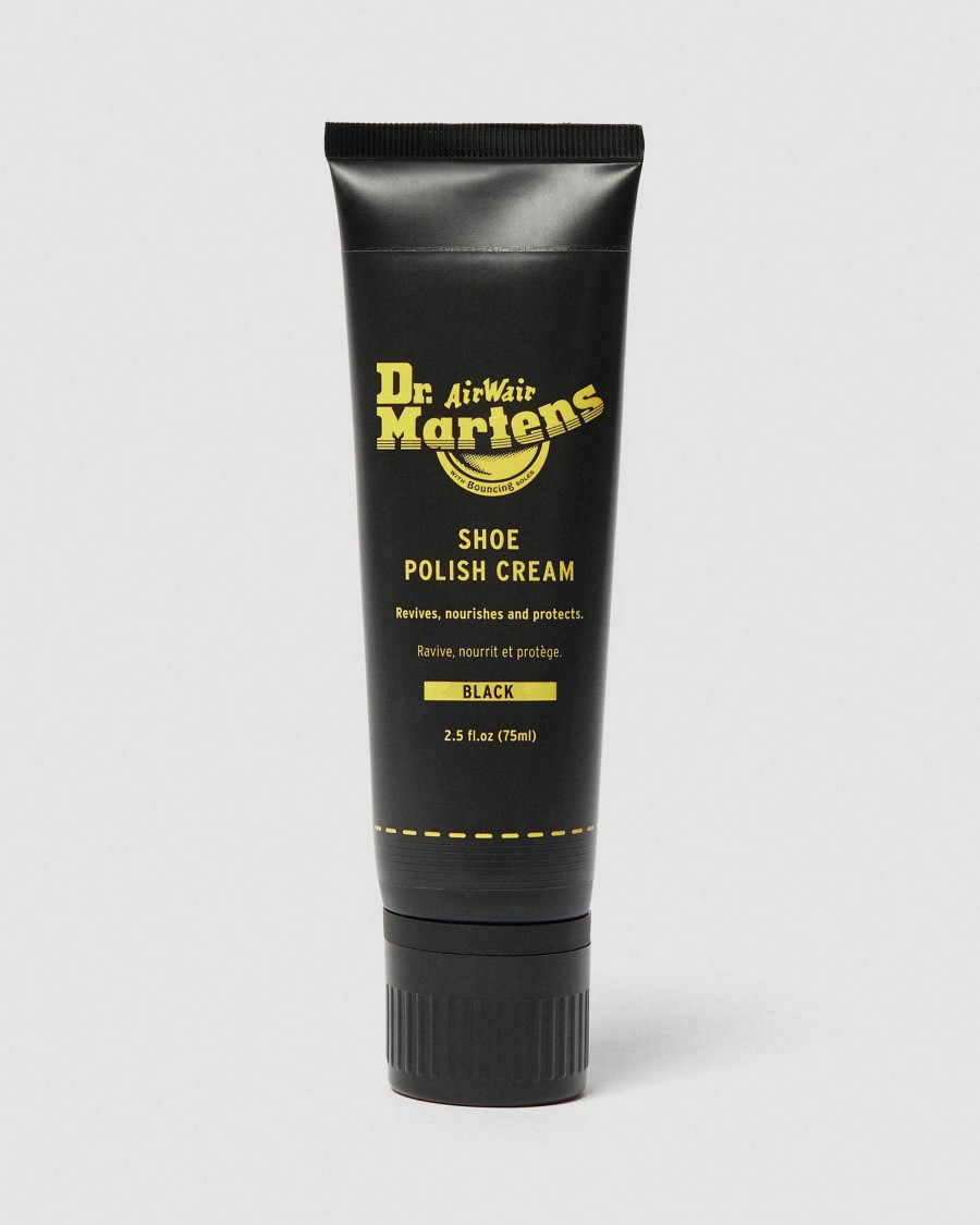 Accessoires Dr. Martens Cires Et Nettoyants Pour Chaussures | Cirage A Chaussures , Tube De 75 Ml Noir