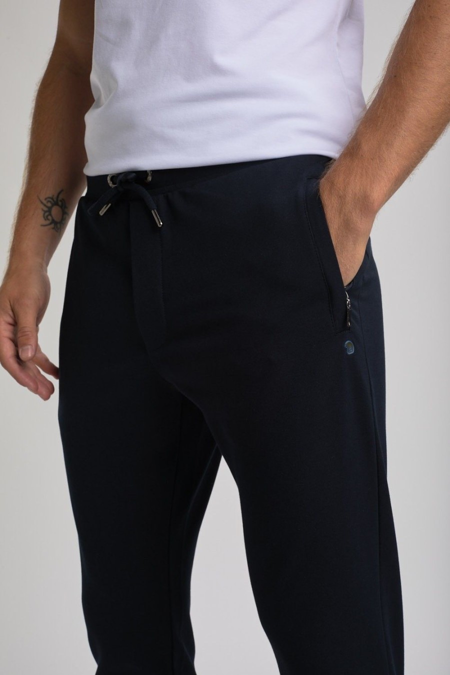 Homme Benson & Cherry Les Bas | Jogger En French Terry Judd Marine