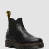 Messieurs Dr. Martens Fourmis D'Hiver | Bottines Chelsea En Cuir Lisse 2976 Bex Noir — Lisse