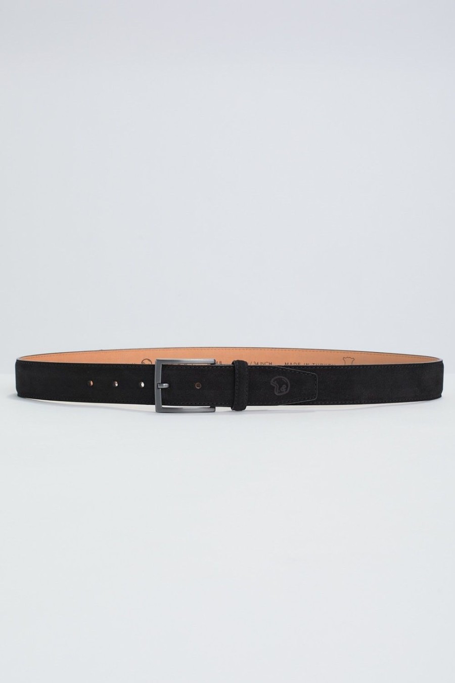 Homme Benson & Cherry Ceinture Homme | Ceinture En Cuir Effet Daim Cyril Noir