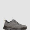 Messieurs Dr. Martens Chaussures Decontractees | Chaussures Utilitaires En Daim Reeder Gunmetal — Ehsuede