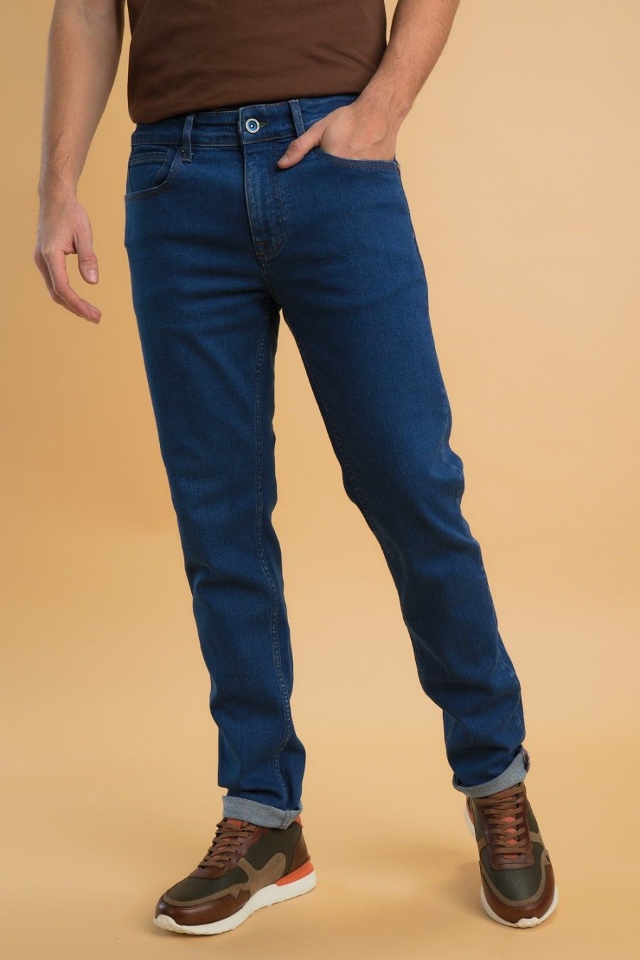 Homme Benson & Cherry Les Bas | Jeans Denim Stretch Jelvis Bleu