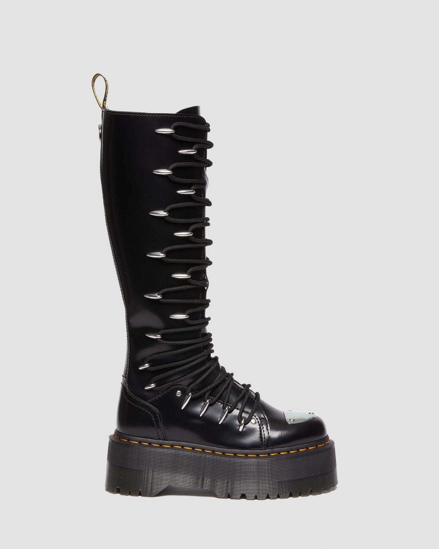 Dames Dr. Martens Tenias | Plateforme Haute A Lacets 1B60 Ltt Max - Maihars Noir — Buttero