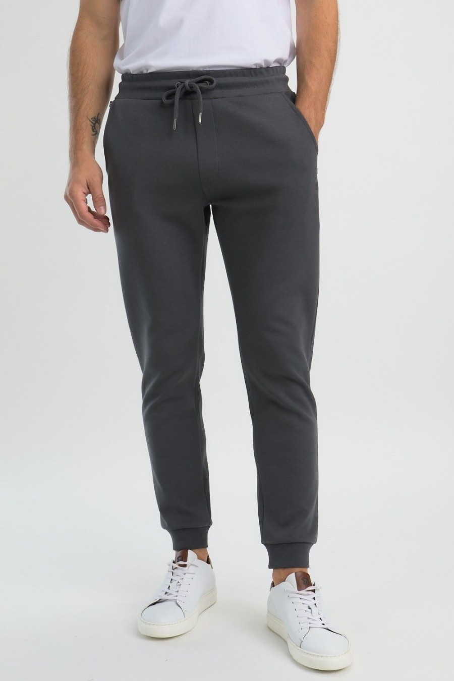 Homme Benson & Cherry Les Bas | Pantalon Jogging Jasper Gris