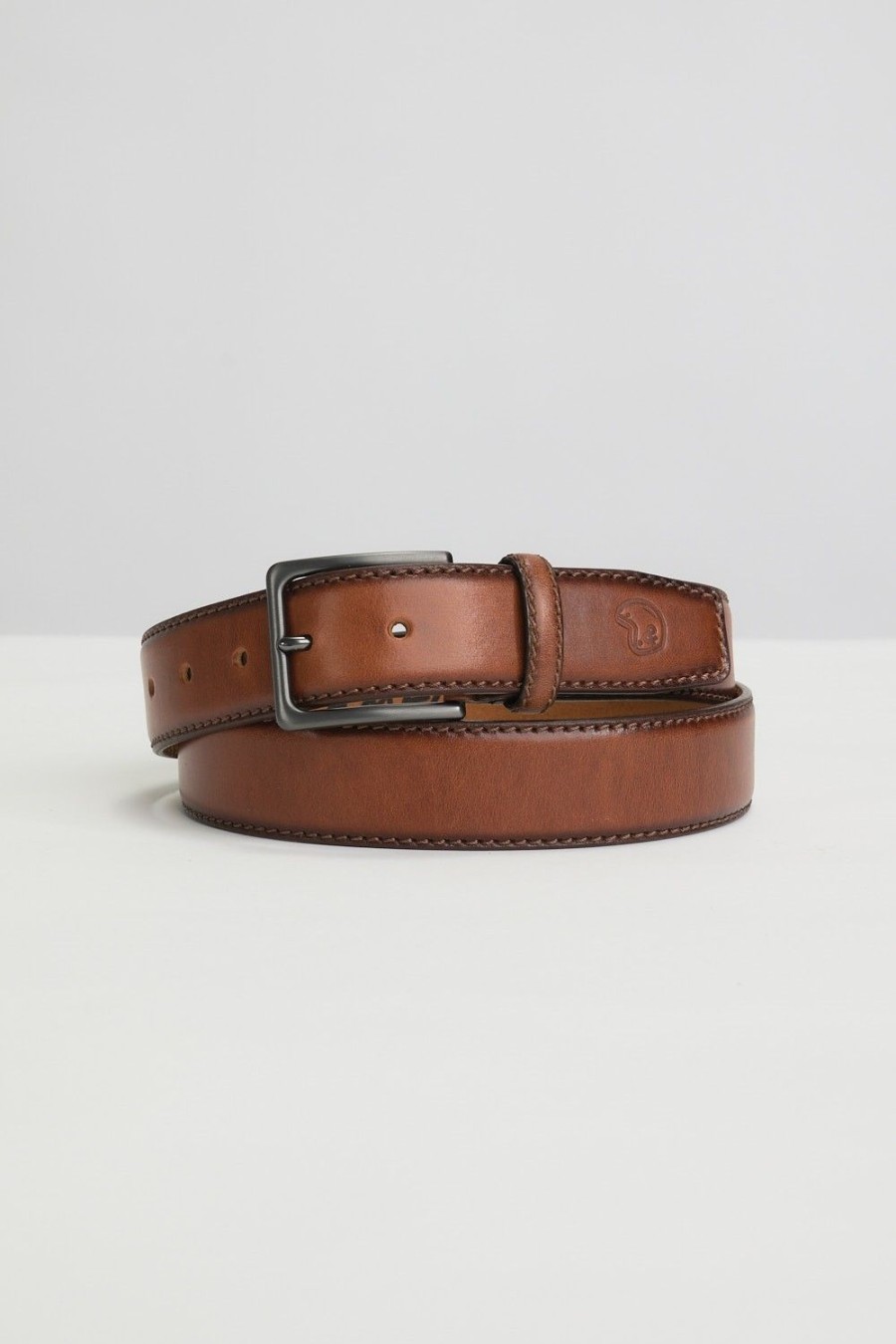 Homme Benson & Cherry Ceinture Homme | Ceinture Basique En Cuir Celeste Camel