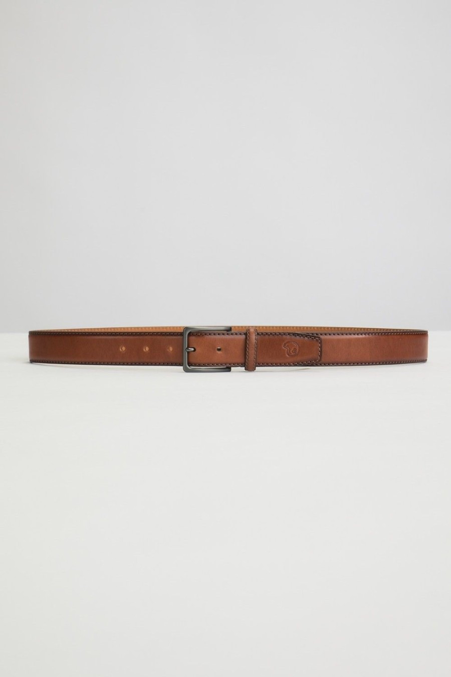 Homme Benson & Cherry Ceinture Homme | Ceinture Basique En Cuir Celeste Camel