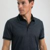 Homme Benson & Cherry Polos Pour Homme | Polo Basique Jersey Raye Guzman Noir