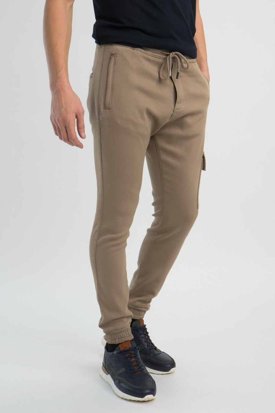 Homme Benson & Cherry Les Bas | Joggpant Cargo Jourdain Beige