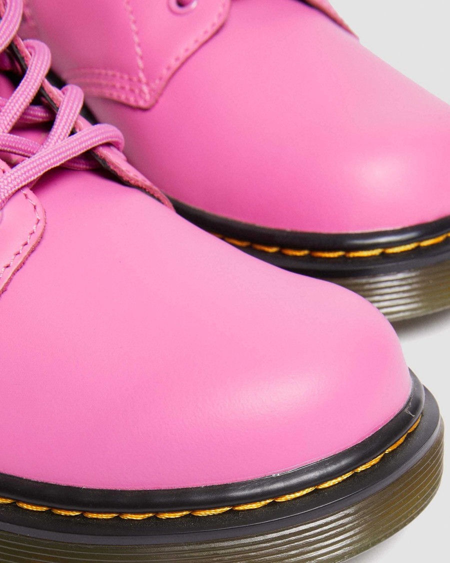 Enfants Dr. Martens Maihars Pour Enfants | Bottines En Cuir 1460 Pour Enfants Rose D'Occasion — Romario