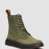 Messieurs Dr. Martens Chaussures Utilitaires | Bottines A Lacets En Cuir Crewson Dms Olive — Buffbuck