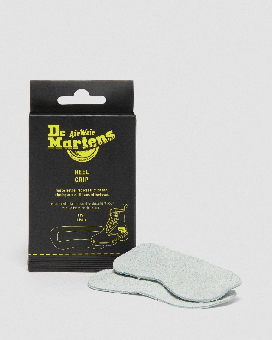 Accessoires Dr. Martens Cires Et Nettoyants Pour Chaussures | Heel Grip - Coussinets De Talon Gris