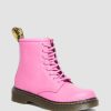 Enfants Dr. Martens Maihars Pour Enfants | Bottines En Cuir 1460 Pour Enfants Rose D'Occasion — Romario