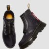 Messieurs Dr. Martens Chaussures Utilitaires | Bottes Tarik Alpha Industries En Cuir Et Nylon Noir