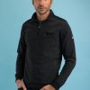 Homme Benson & Cherry Vestes Et Sweaterie Pour Homme | Sweat Col Camionneur Maleo Anthra