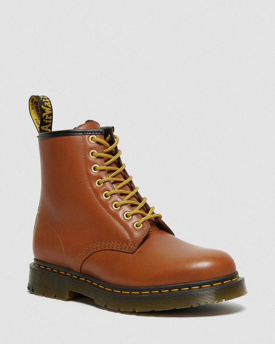 Messieurs Dr. Martens Maihars Bruns | 1460 Dm Wintergrip Blizzard Wp Bottines En Cuir Marron — Blizzard Wp