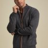 Homme Benson & Cherry Pulls Et Gilets Pour Homme | Pull Zippe Frexit Anthra