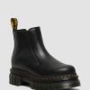 Messieurs Dr. Martens Plateformes | Bottines Chelsea A Plateforme En Cuir Nappa Lux Audrick Noir — Nappa Lux