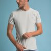 Homme Benson & Cherry T-Shirts Pour Homme | T-Shirt En Coton Stretch Twist Beige