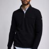 Homme Benson & Cherry Vestes Et Sweaterie Pour Homme | Pull Col Camioneur Melo Marine