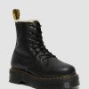 Messieurs Dr. Martens Fourmis D'Hiver | Plateforme En Cuir Doublee De Fausse Fourrure Jadon Maihars Noir — Pise