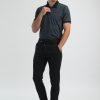 Homme Benson & Cherry Les Bas | Pantalon Chino Tapered Jaunas Noir