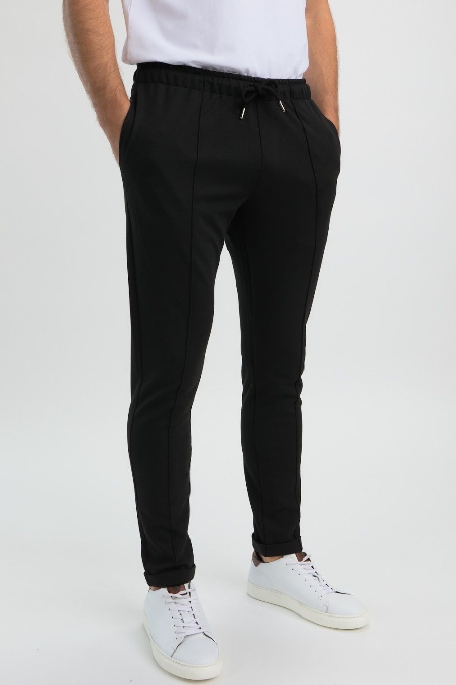 Homme Benson & Cherry Les Bas | Jogger Pant Classique Jolan Noir