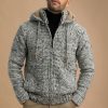 Homme Benson & Cherry Pulls Et Gilets Pour Homme | Cardigan A Capuche Amovible Falouja Blanc