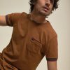 Homme Benson & Cherry T-Shirts Pour Homme | Tshirt En Coton Tabana Camel