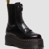 Dames Dr. Martens Plateformes | Bottes A Plateforme En Cuir Jetta Hi Max Buttero Noir — Buttero