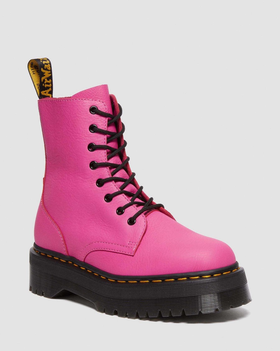 Dames Dr. Martens Tenias | Plateformes Jadon Iii Pise Thrift Pink — Pise