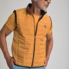 Homme Benson & Cherry Vestes Et Sweaterie Pour Homme | Gilet Matelasse Sans Manche Stallone Miel