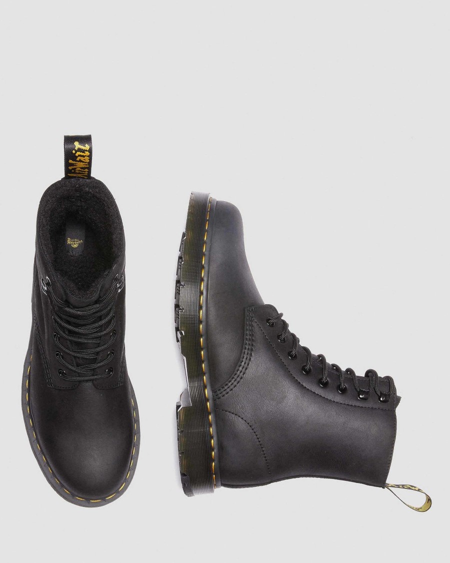 Messieurs Dr. Martens Tenias | 1460 Pascal Cuir Double Polaire - Maihars Noir Hors-La-Loi