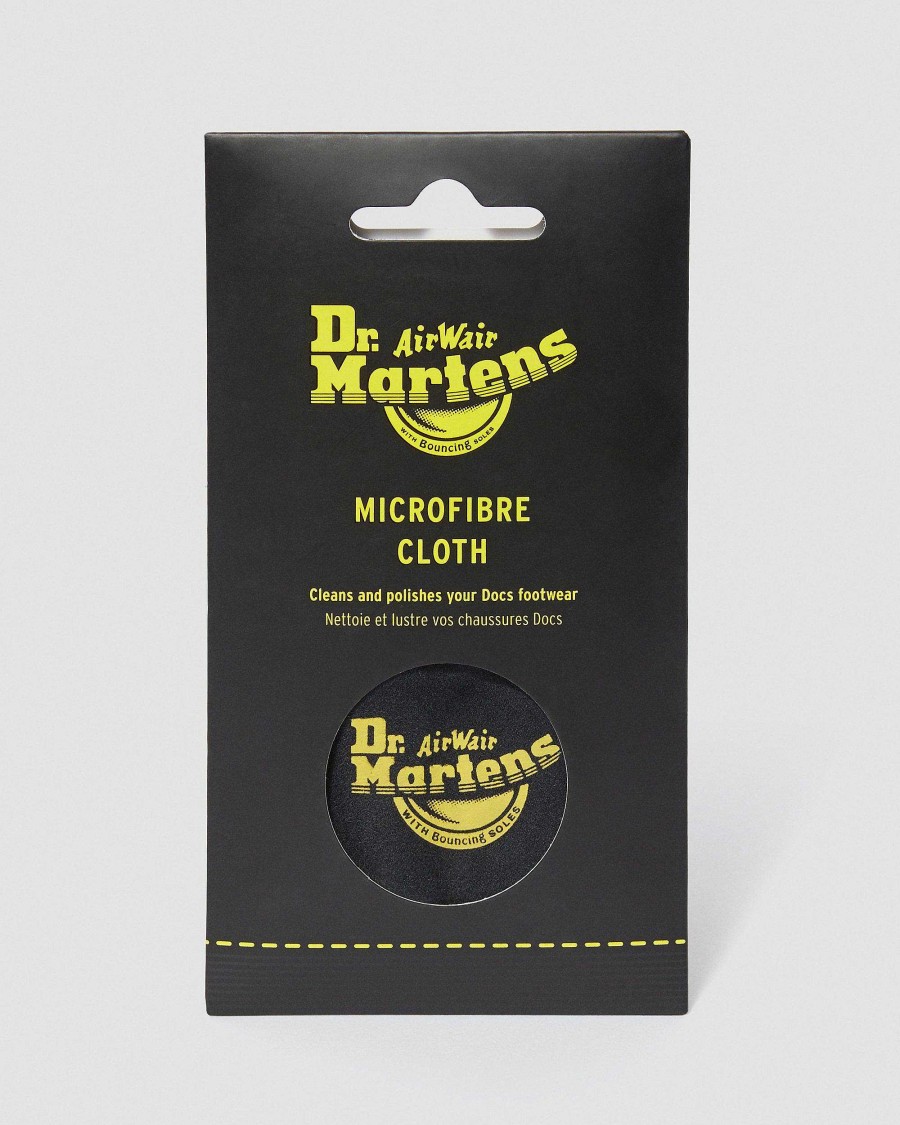 Accessoires Dr. Martens Cires Et Nettoyants Pour Chaussures | Chiffon A Chaussures En Microfibre Noir