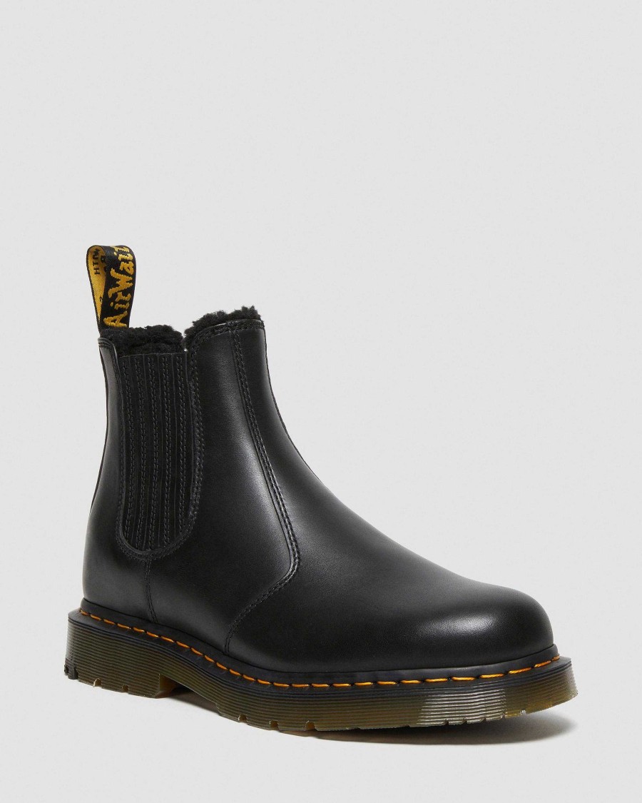 Messieurs Dr. Martens Fourmis D'Hiver | Bottines Chelsea 2976 Dm'S Wintergrip Noir — Blizzard Wp