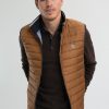 Homme Benson & Cherry Vestes Et Sweaterie Pour Homme | Doudoune Sans Manche Stallone Camel