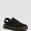 Messieurs Dr. Martens Sandales Noires | Chaussures Carlson-Suede Noir — Ehsuede