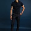 Homme Benson & Cherry Les Bas | Jean Basique Tapered Jonato Bleu-Brut