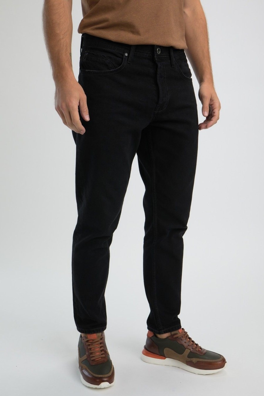 Homme Benson & Cherry Les Bas | Jean Basique Relaxed Fit Julcy Black