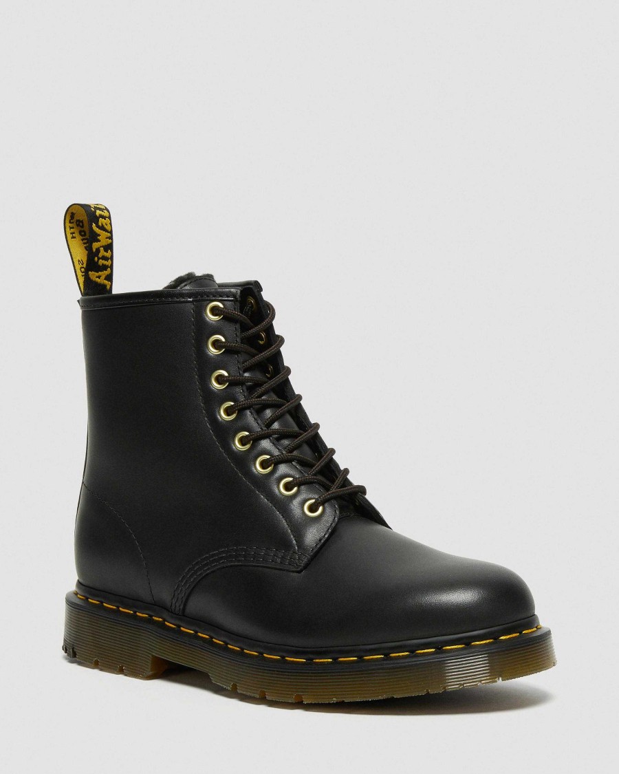 Messieurs Dr. Martens Fourmis D'Hiver | 1460 Dm Wintergrip Blizzard Wp Bottines En Cuir Noir — Blizzard Wp