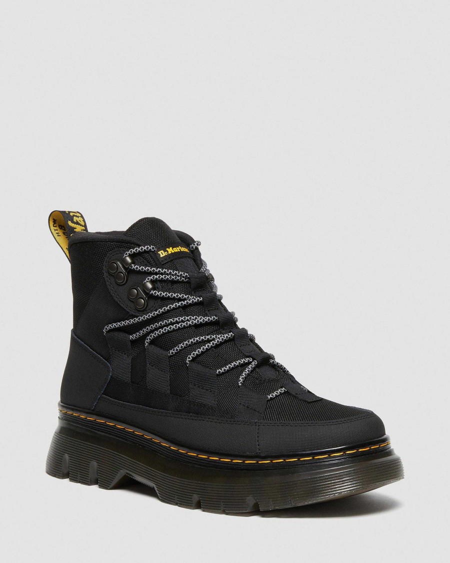 Messieurs Dr. Martens Chaussures Utilitaires | Bottes Utilitaires En Cuir Tres Resistantes Boury Noir — Ajax+Extra Resistant 50/50