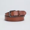 Homme Benson & Cherry Ceinture Homme | Ceinture En Cuir Effet Fripe Climber Camel