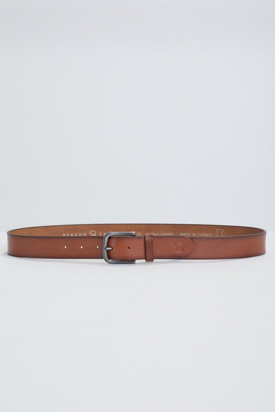 Homme Benson & Cherry Ceinture Homme | Ceinture En Cuir Effet Fripe Climber Camel